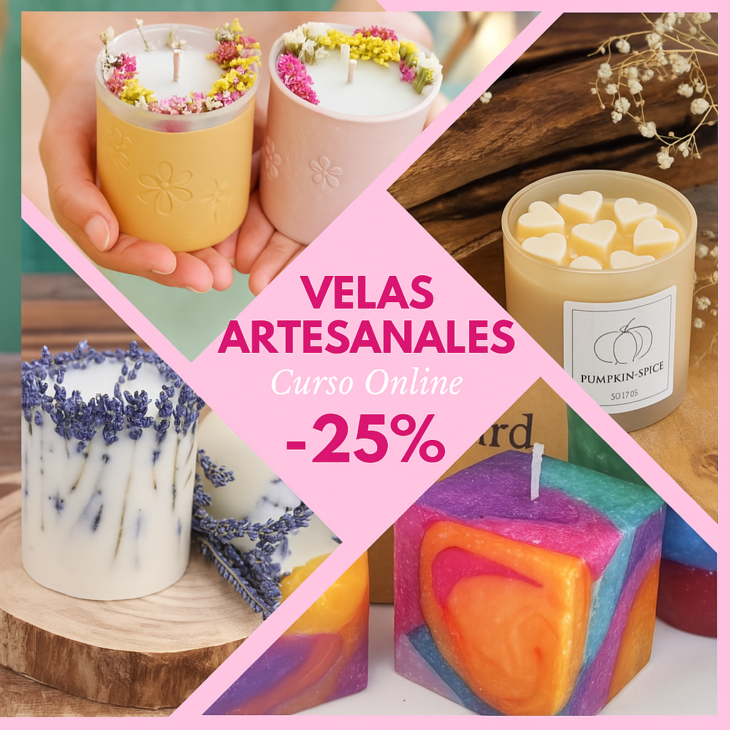 Descuento del Curso Velas Artesanales