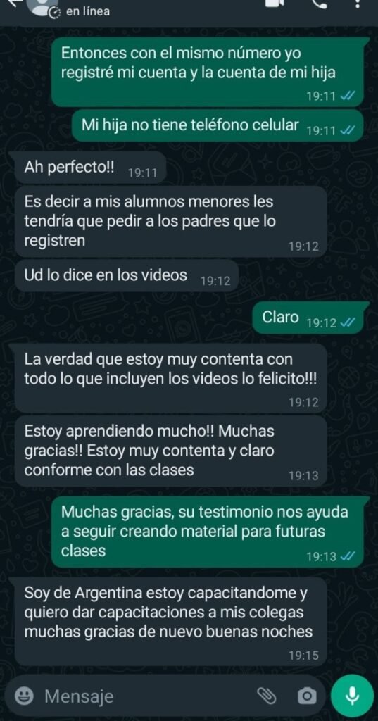 Testimonios de Alumnos
