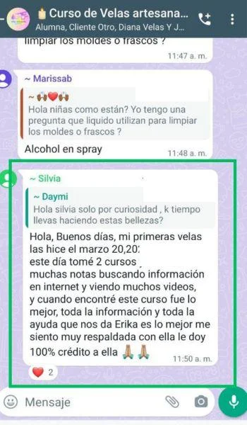 Testimonio de Alumnos